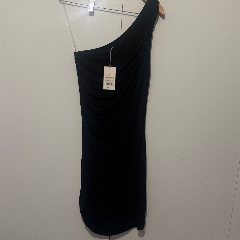 A New Day-Black Off Shoulder Dress